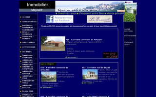 immobilier-meynard.com website preview