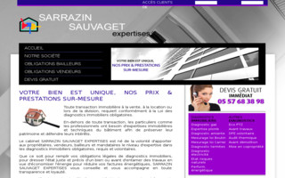 sauvagetexpertises.com website preview