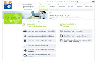 services.gmf.fr website preview