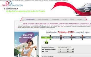 autos-assurances.com website preview