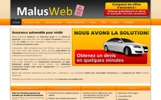 malusweb.com website preview