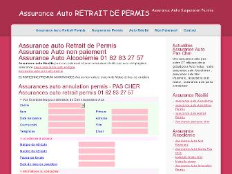 assurance-auto-retrait-permis.com website preview