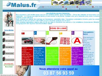 malus.fr website preview