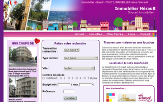 immobilier-herault.fr website preview