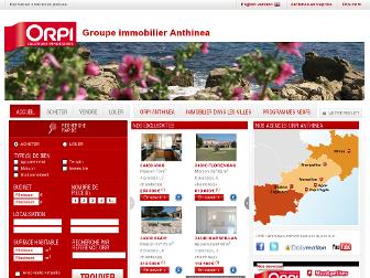 orpi-anthinea.com website preview