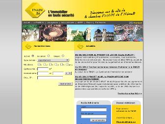 fnaim34.fr website preview