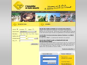fnaim34.fr website preview