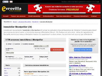immobilier-montpellier.evrovilla.com website preview
