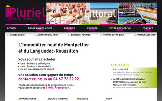 pluriel-immobilier.com website preview