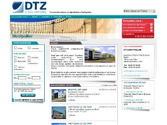 montpellier.dtz-immo.fr website preview