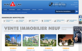 immo-montpellier.com website preview