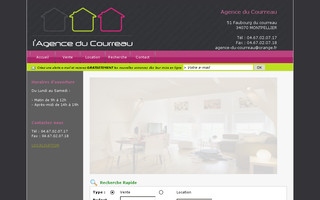 agenceducourreau.fr website preview