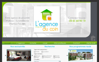 agenceducoin.fr website preview