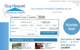 guyhoquet-immobilier-castelnaulelez.com website preview