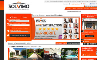 immobilier-lattes.solvimo.com website preview