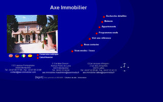 axe-immobilier.com website preview