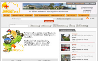 languedoc-immobilier.com website preview