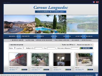 caroux-languedoc.com website preview