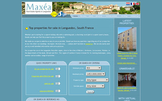 maxea.fr website preview