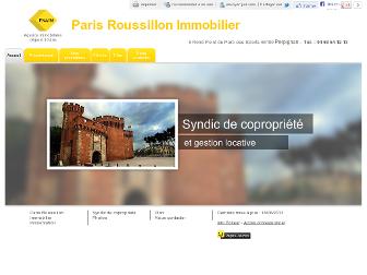 paris-roussillon-immobilier.fr website preview