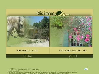 clicimmobilier.fr website preview