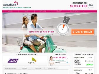 assurancescooter.fr website preview