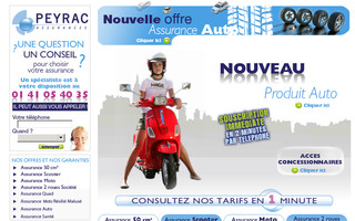 peyrac.fr website preview