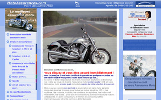 motoassurances.com website preview