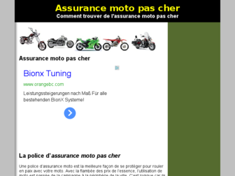 assurancemotopascher.net website preview