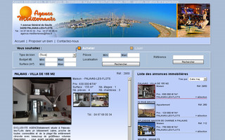 agencemediterranee.fr website preview