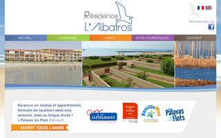 residencealbatros.fr website preview
