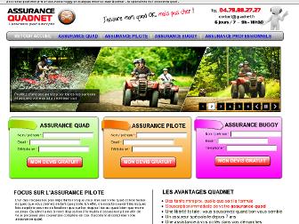 quadnet.fr website preview