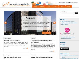 pierrepapier.fr website preview