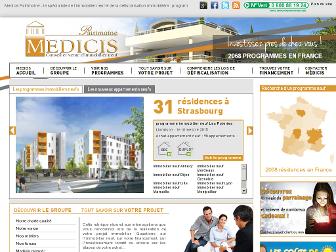medicis-patrimoine.com website preview