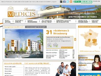 medicis-patrimoine.com website preview