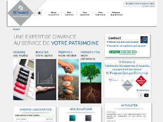 wfinance.primonial.com website preview