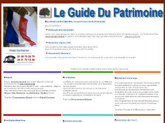 leguidedupatrimoine.com website preview