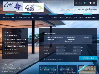 cotegolfe.fr website preview