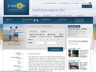 immobilier-sete-santoni.fr website preview