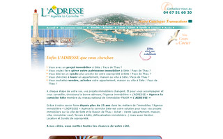 immo-sete.com website preview