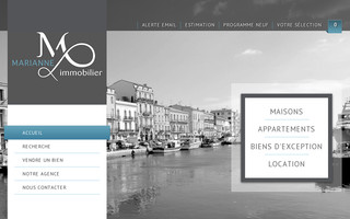 marianneimmobilier.fr website preview