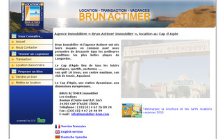 immobilier-brun.com website preview