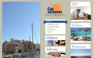 agence-capvacances.fr website preview