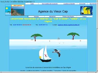 agenceduvieuxcap.com website preview