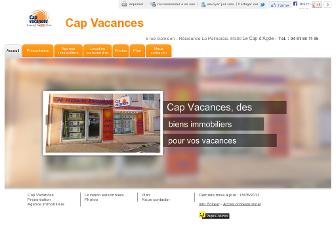 capvacances-agence.fr website preview