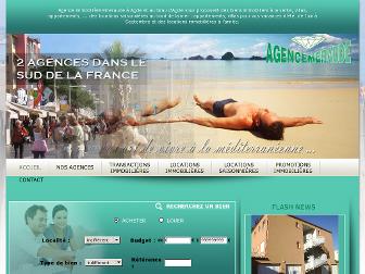 agde-immobilier.com website preview