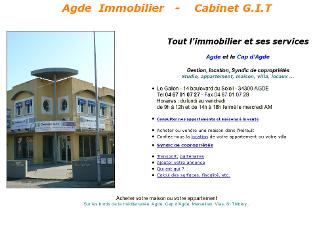 agde-immo.com website preview