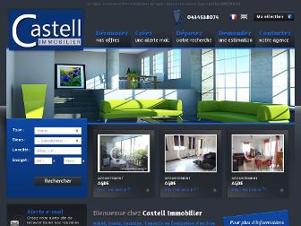 castellimmobilier.fr website preview