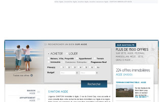 immobilier-agde-santoni.fr website preview