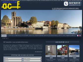 acf-immo.com website preview